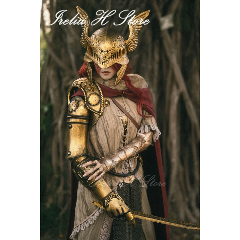 Irelia H Customized Malenia Cosplay Costume for omen Full set high quality Game Halloween Cosplays dress hemlet armors shoes