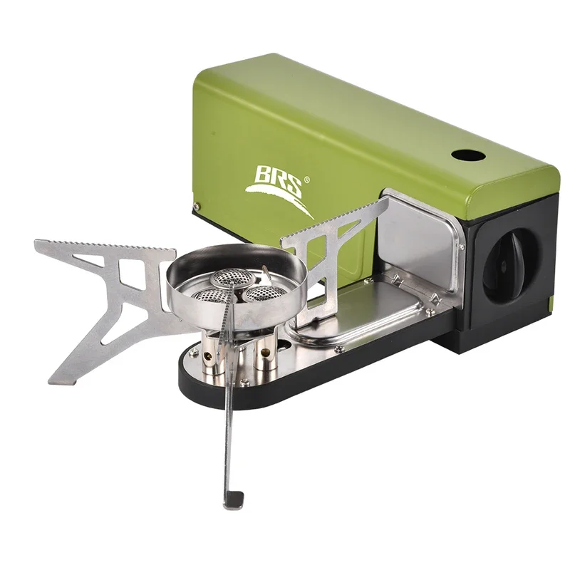

BRS-97 Camping Gas Stove 3800W - Compact Foldable Design with Windproof Burner & Piezo Ignition for BBQ/Hiking/Backpacking