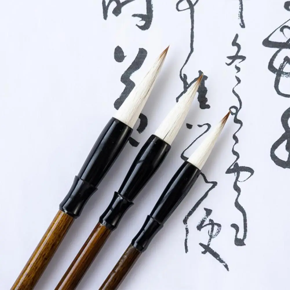 Writing Brush Chinese Style Wood Brush Pen for School