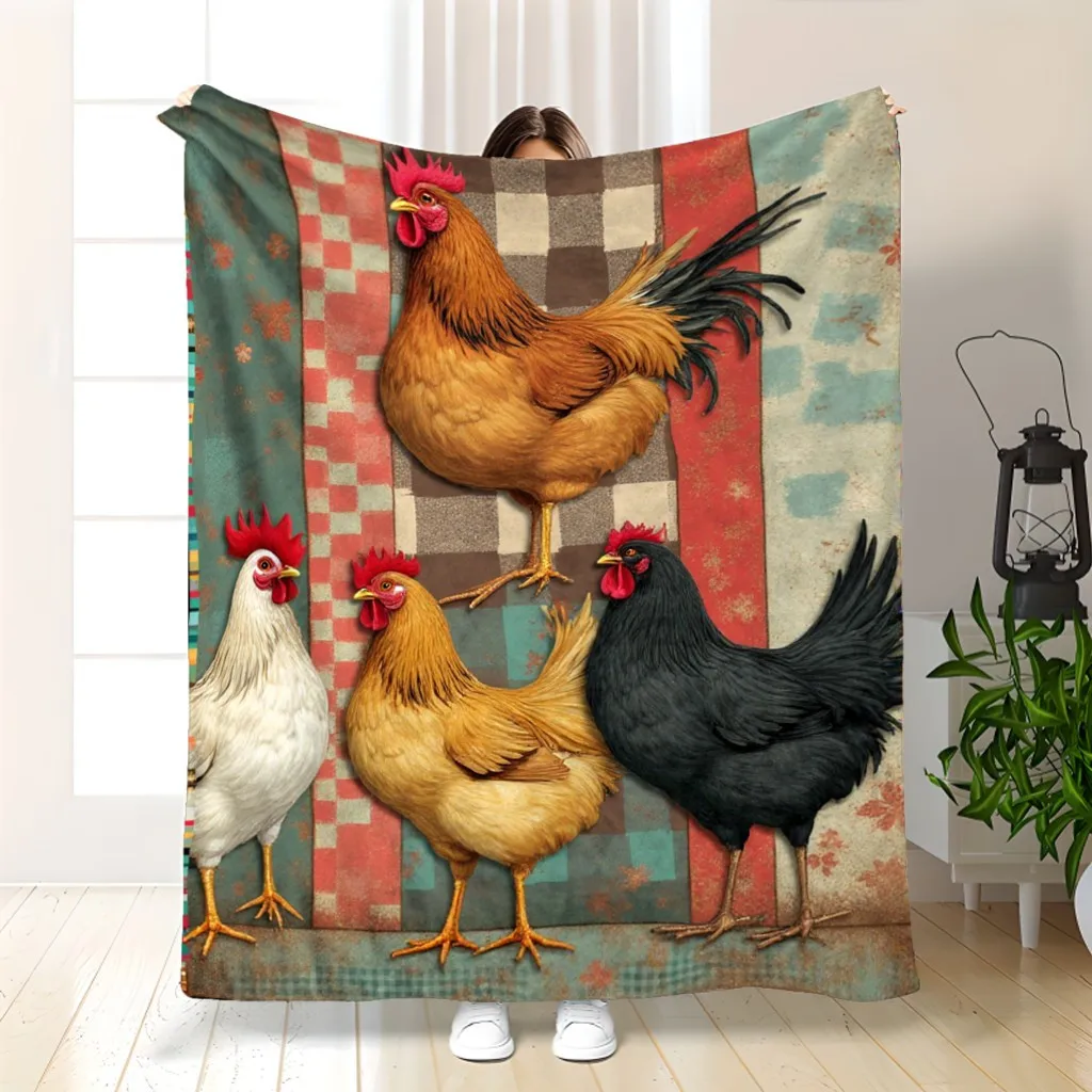 

Halloween Pumpkin Blanket - Cozy Floral Print Flannel Throw