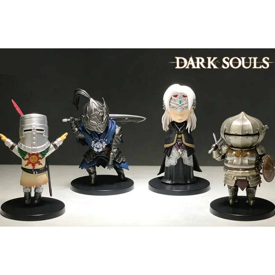 Dark Souls Actionfiguren-Set – Solaire Siegmeyer Oscar Ornstein Artorias PVC-Statue-Sammlungsmodell, Spielzeug für Kinder und Fans
