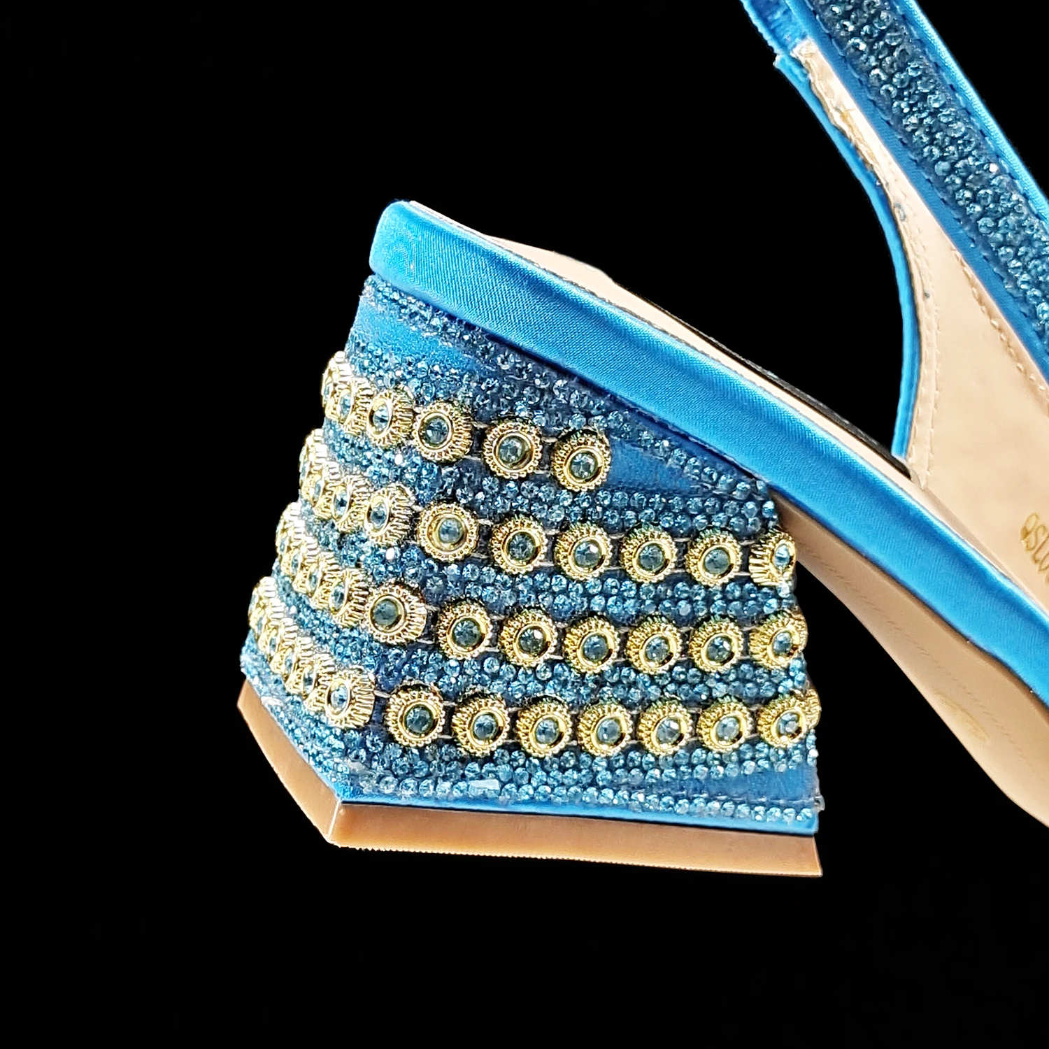 QSGFC Italian Design Clutch Dual Use Full Diamond High Heels Exquisite Gift-Box  And High Heels For Party Women Shoes