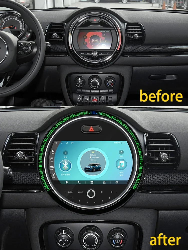 كوالكوم CarPlay 9 بوصة أندرويد 13 سيارة مشغل وسائط متعددة نظام تحديد المواقع ستيريو لسيارات BMW ميني كوبر F54 F55 F56 2014-2017 وحدة راديو السيارة الرئيسية