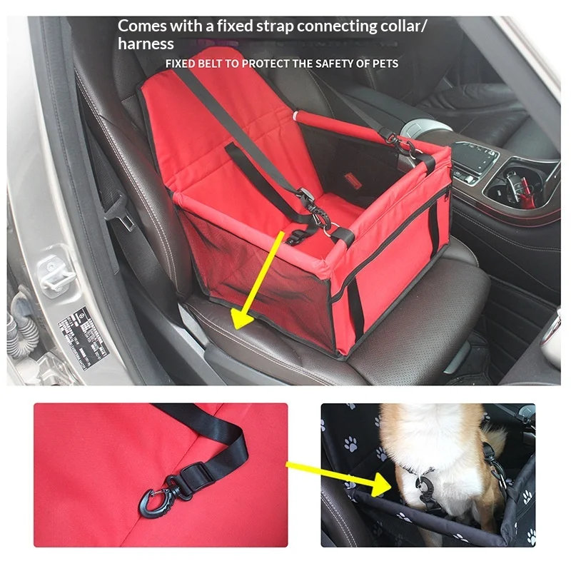 Funda protectora de asiento de coche impermeable para perros y gatos - imagen 5