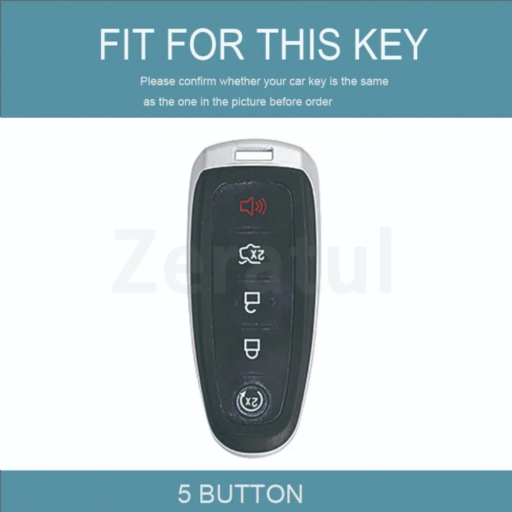 For Ford Escape Focus Taurus Flex Edge Explorer Car Key Case for Lincoln MKS MKT MKX MKZ Navigator Car Key Shell Cover Fob