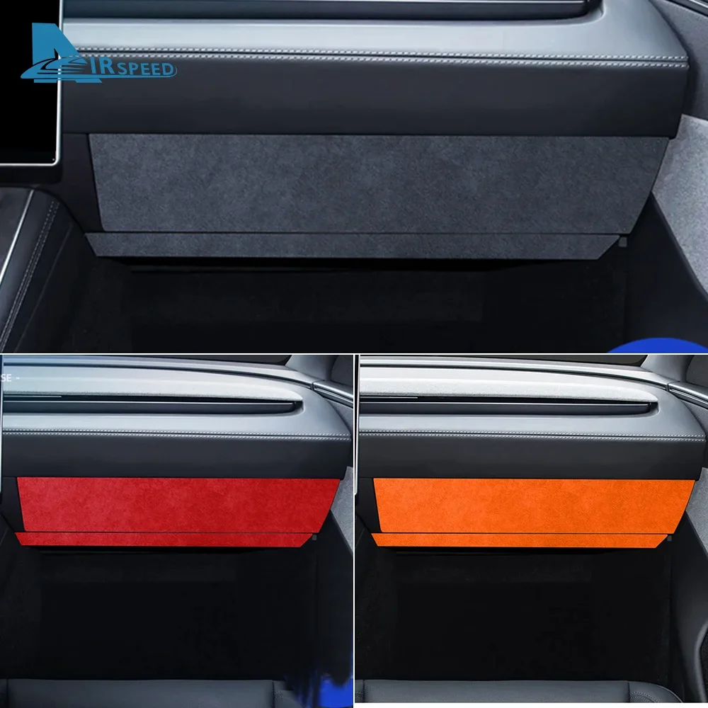 

Italian Protective Sticker for Tesla Model Y Juniper Launch 2025 2026 2027-UP Top Suede Instrument Panel Trim Accessories