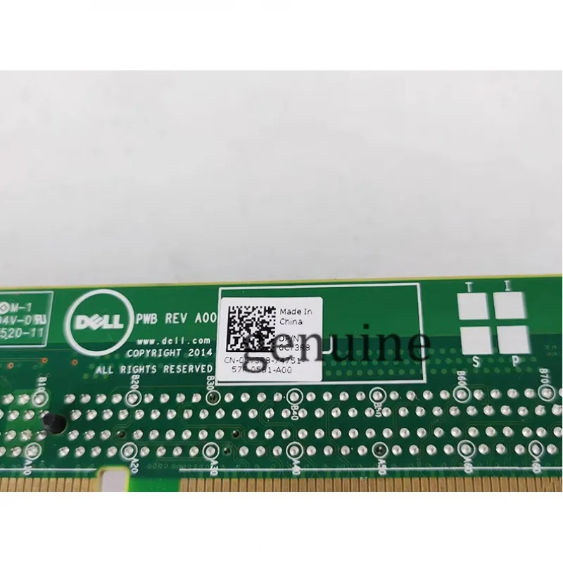 Original para DELL Poweredge R630 Server Riser Card Riser 2 SLOT 1 G3 CARD PCIe x16 Riser2 CY3R8 0CY3R8