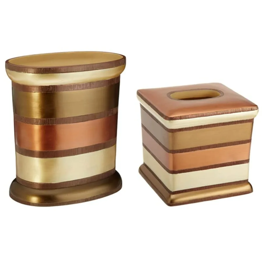 

Роскошный набор аксессуаров для ванной комнаты из 2 предметов, корзина для мусора, коробка для салфеток, современная классическая современная декоративная белая стильная ванна