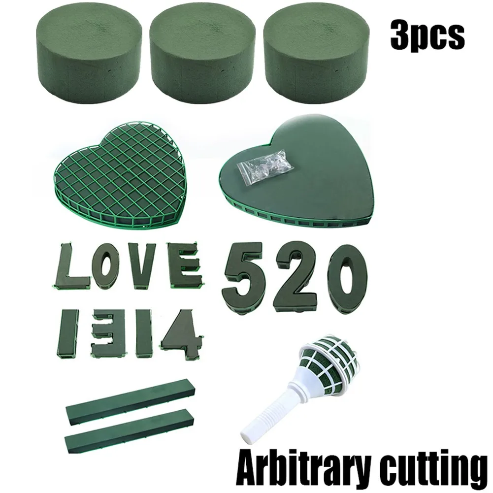 KIT Foam Brick Parts Premium Professional Floral Florist Flower Foam Fresh Replacement Tool Useful Accessories