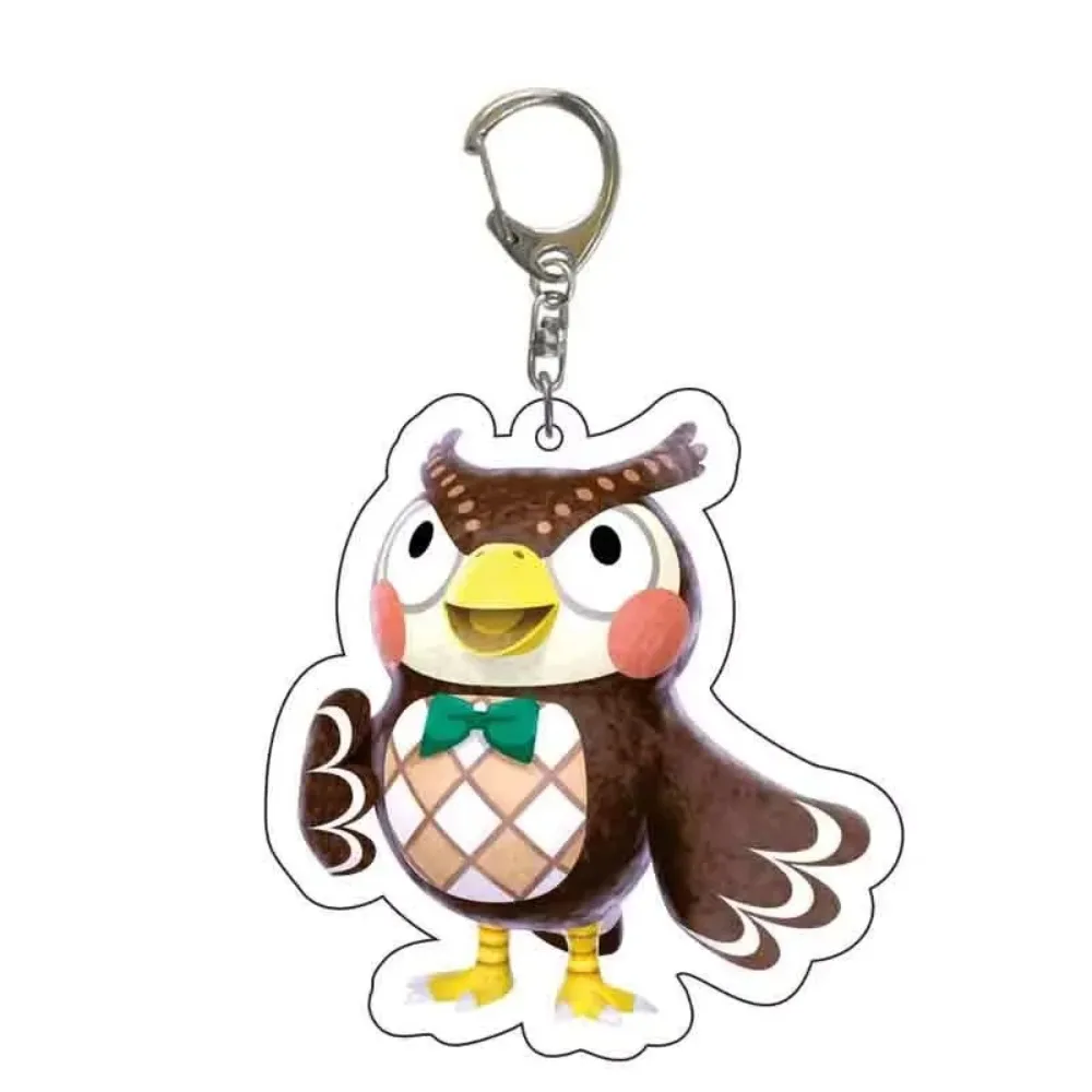 Diy Custom Animal Crossing Acrylic Keychain Anime Game Peripherals Cute Q Version Trend Jewelry Backpack Pendant Fashion Gifts - Image 3