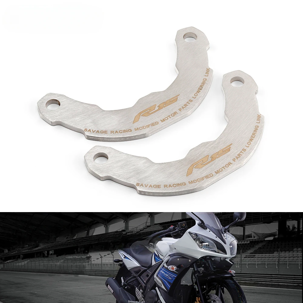 

Motorcycle Rear Suspension Lowering Link for YAMAHA YZF-R15V4.0 R15M 2022-2023 Seat Height Bring Down Modification Accessories