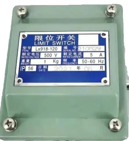 

Морской взрывозащищенный концевой выключатель LX918-120 из нержавеющей стали, 500В 5А CZX-4