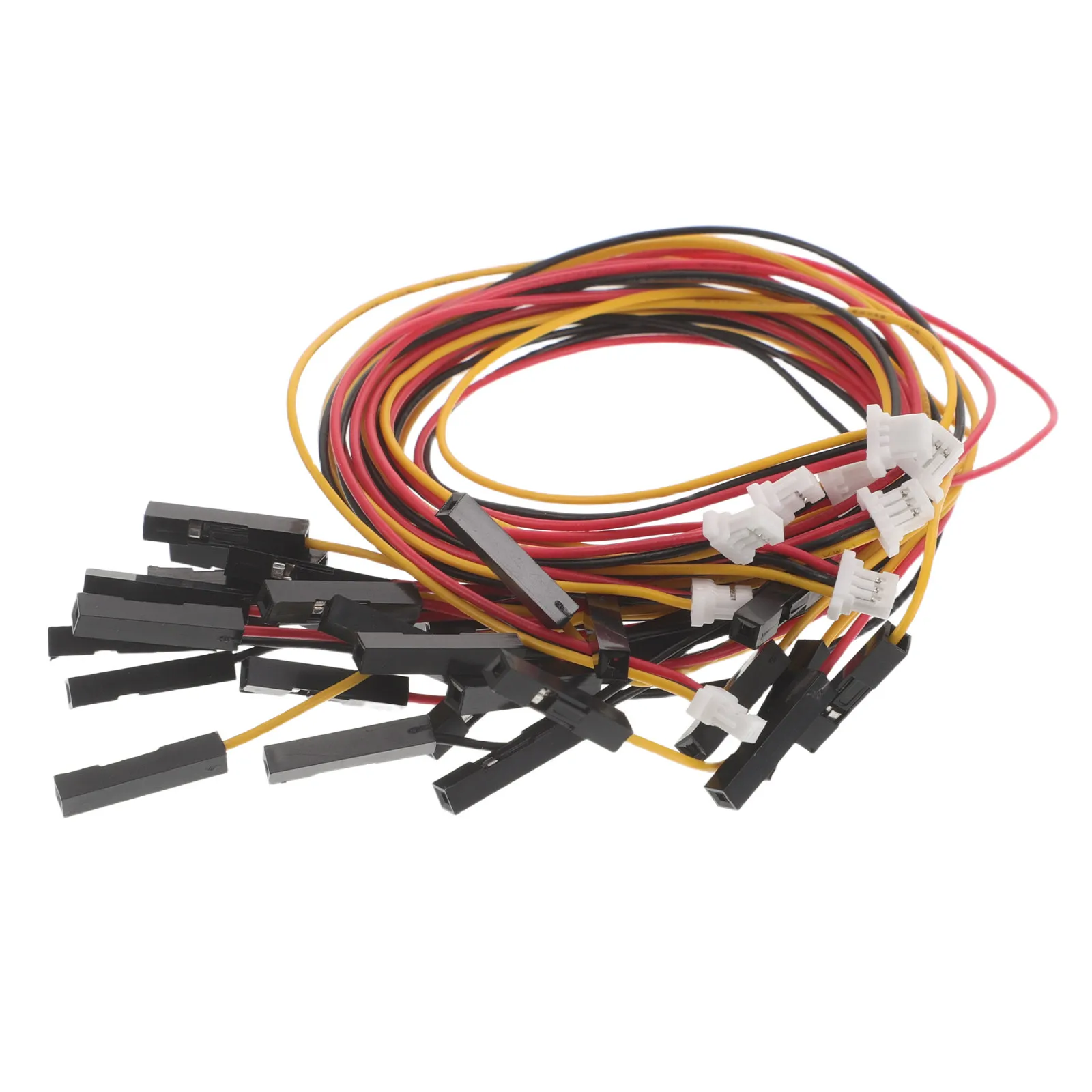 10Pcs Electronic Wire Conversion Cable Male to Female Connector Terminal Block Wire Connectors for Breadboard Sensor Circuit