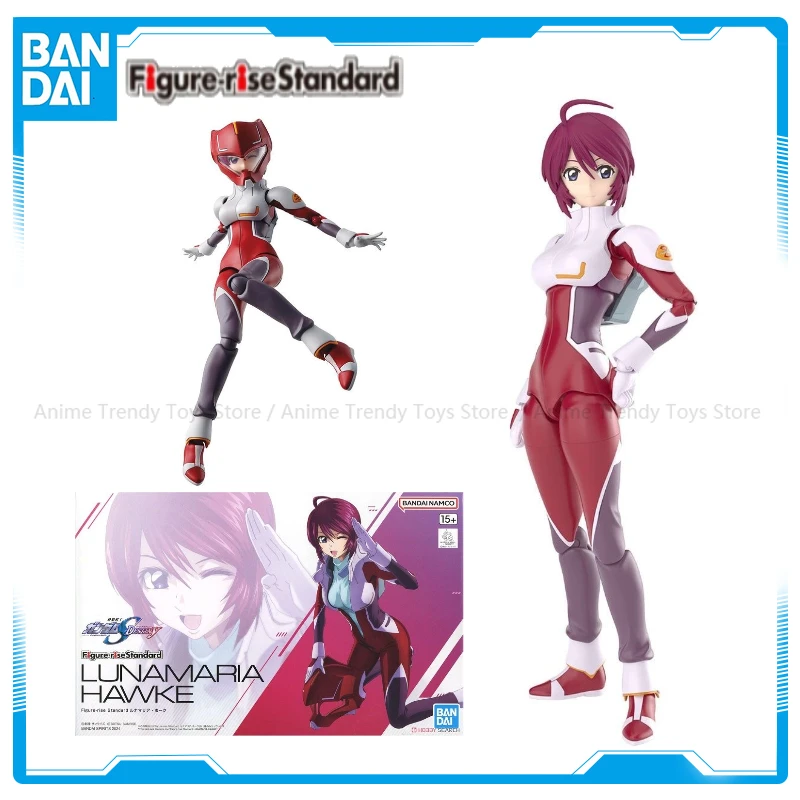 

В наличии оригинальная фигурка Bandai Standard Gundam Lunamaria·Hawke, сборная фигурка, аниме-модель, игрушка, коллекционный экшн-подарок WY