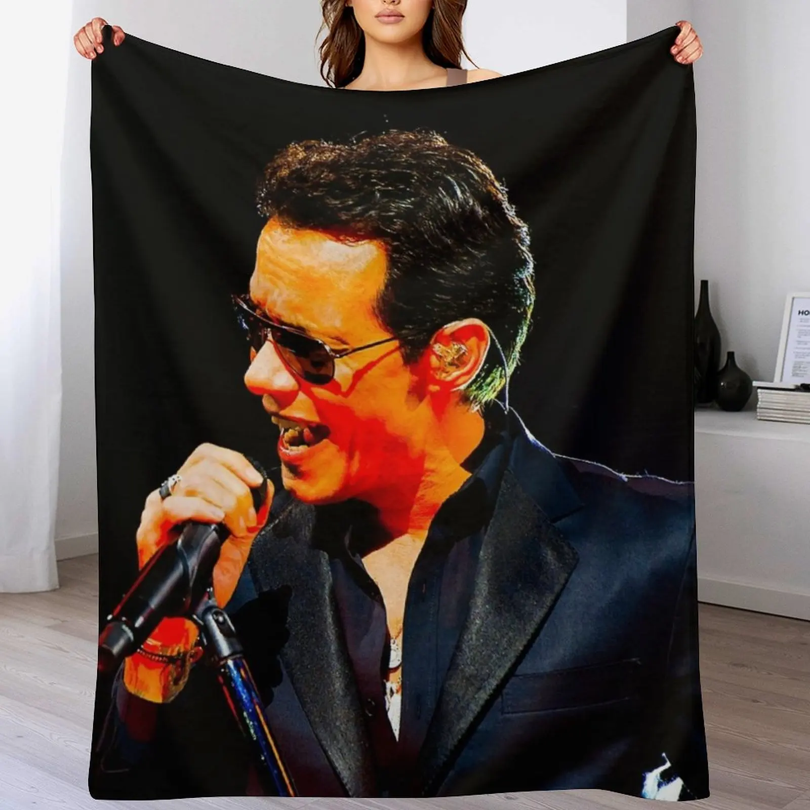 

macho Marc Anthony Tour Throw Blanket Soft Bedroom Blanket for Night Sleeping