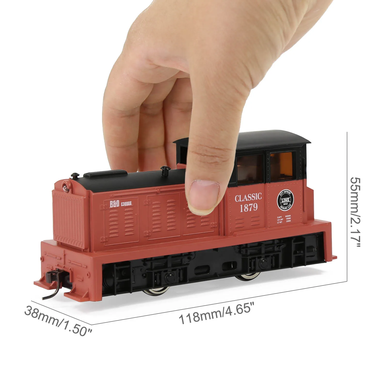 Evemodel HO Scale 1:87 Model Railway Locomotives for Model Trains HCT8701R