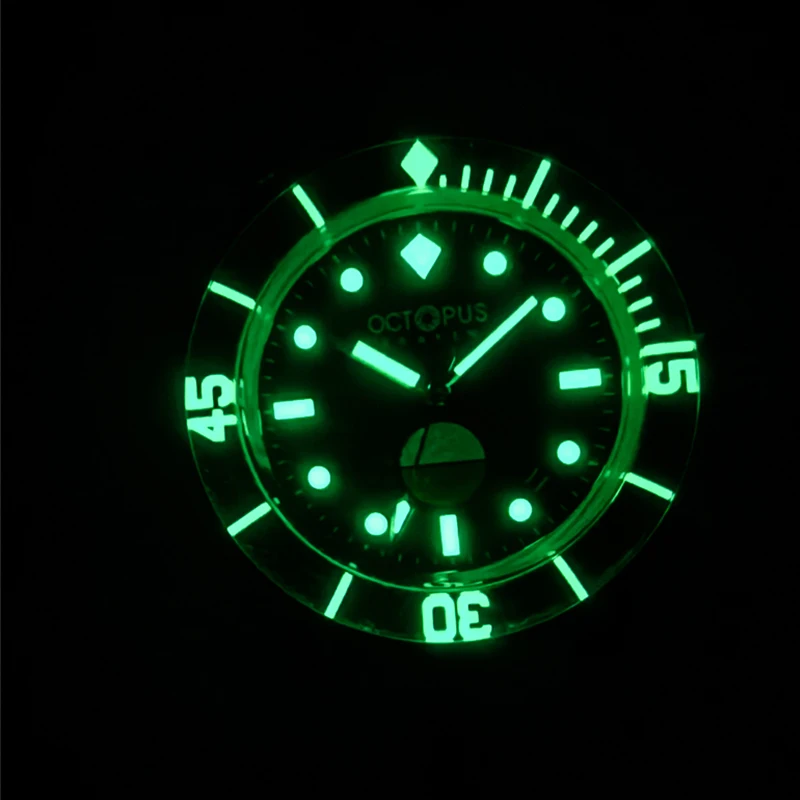 Мужские часы Octopus Kraken, автоматические механические часы с механизмом PT5000, с сапфировым стеклом, 300 м, водонепроницаемые, ретро-часы для дайвинга