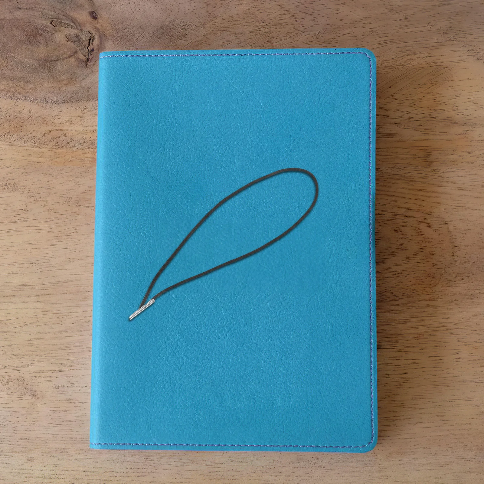 

100Pcs Black Elastic Cord Metal Fastener 4.9 Inch Round Stretchable Rope Band for Notebook Binding Badge Craft DIY Menu Project