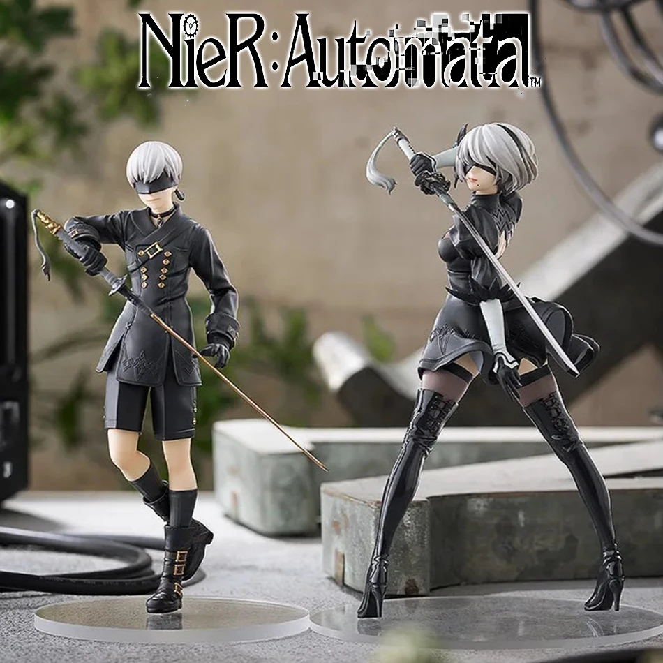 

18CM NieR:Automata Yorha No. 2 Type B PVC Anime Action Figures Model Collection Ornament Anime Cartoon Model Toy Christmas Gifts