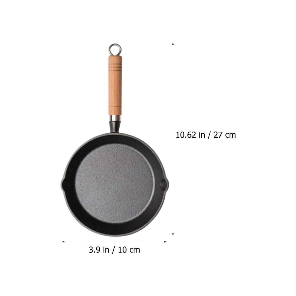

Cast Iron Frying Pan Nonstick Flat Pancake Griddle Pan Lightweight Portable Kitchen Gadget For Home Professional Use