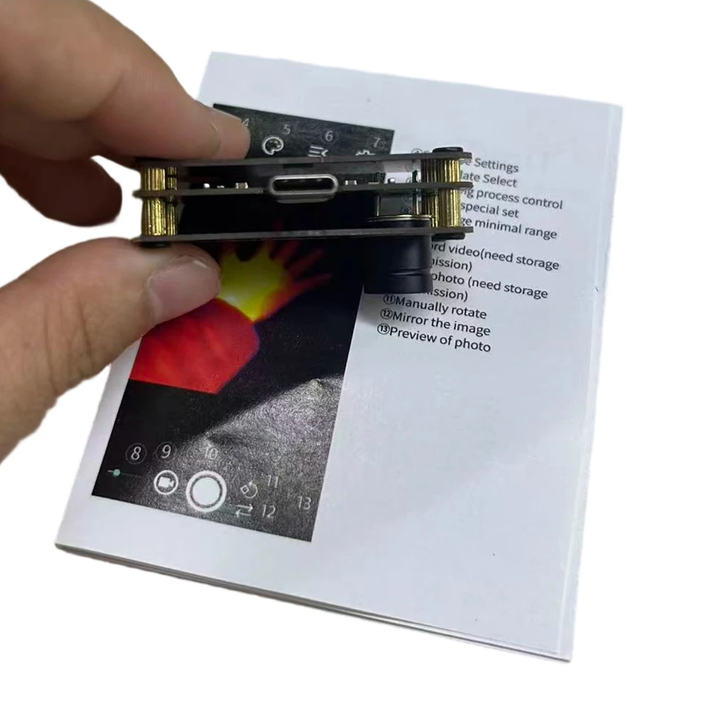 32x32 Sensor Thermal Imager For PCB Inspection Chinese English Switch Plug-and-play Reversible Interface For Android 8.0-12