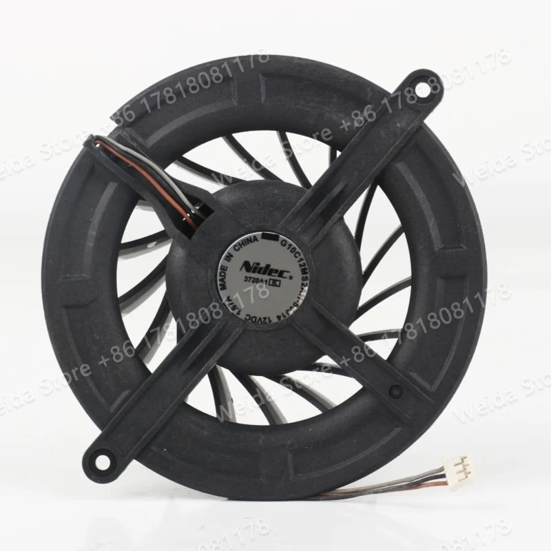 

Original and genuine Nidec 120X120X30MM DC 12V 1.67A AC EC 12CM G10C12MS2AH-56J14 12030 Case Three-wire cooling fan