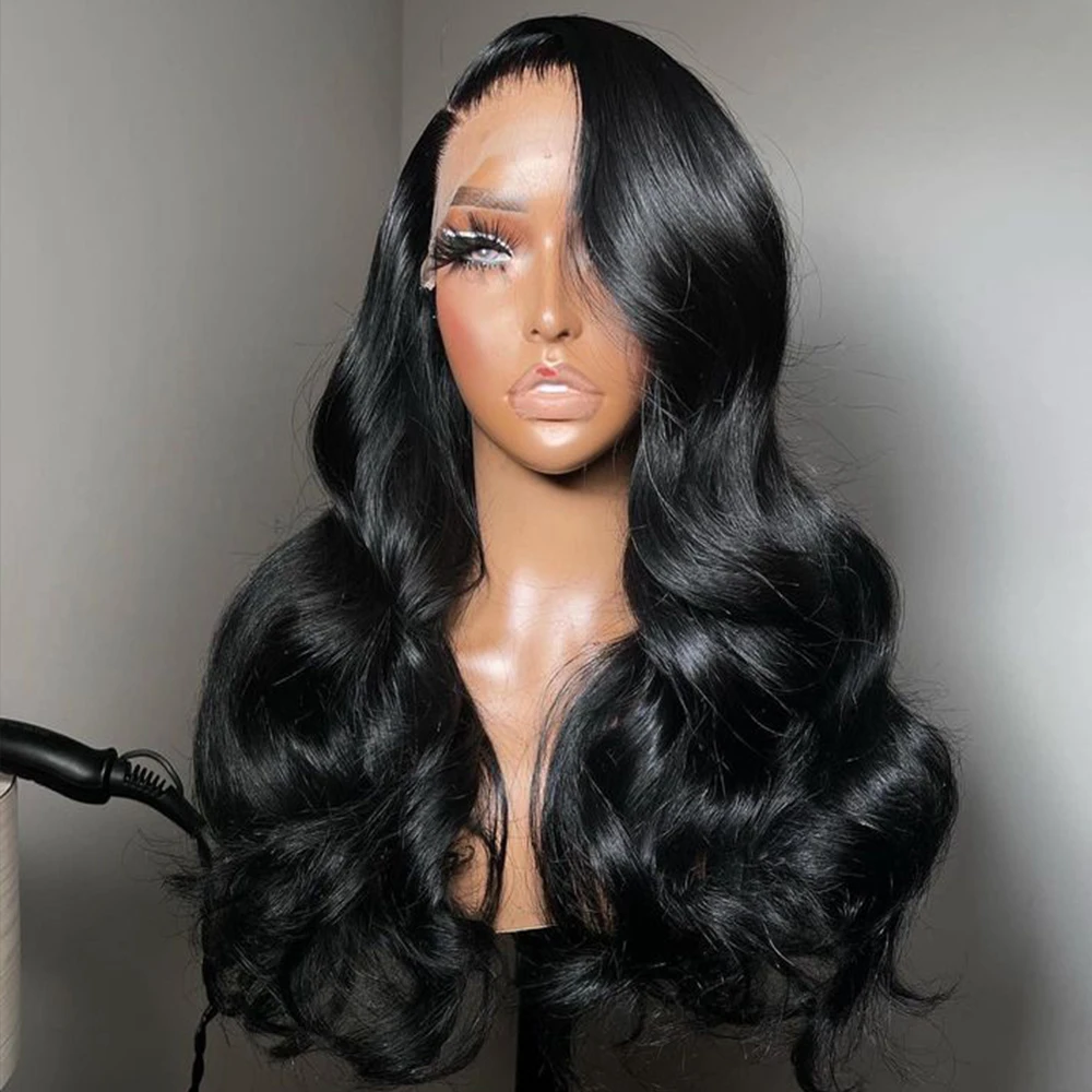 

30-дюймовые парики из натуральных волос на кружеве, объемная волна, 13x4, кружевной фронтальный парик, прозрачный Hd, предварительно сорванные, бразильские парики Remy, распродажа