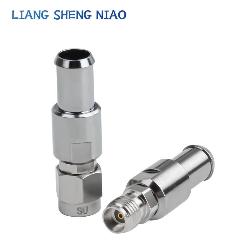 1Pcs 2.92-J/VNet MM Male Female Millimeter Wave Stainless Steel Adapter 40GHz Test Head Network Distribution Adapter