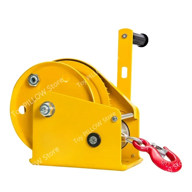 1200LBS 8M Boat Truck Windlass Portable Auto Hand Manual Winch With Self-Locking Hand Tool