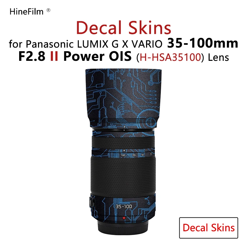 

Lumix 35-100 F2.8 II Lens Decal Skin For Panasonic LUMIX G X VARIO 35-100mm f/2.8 II Power OIS Lens Protector Coat Wrap Cover