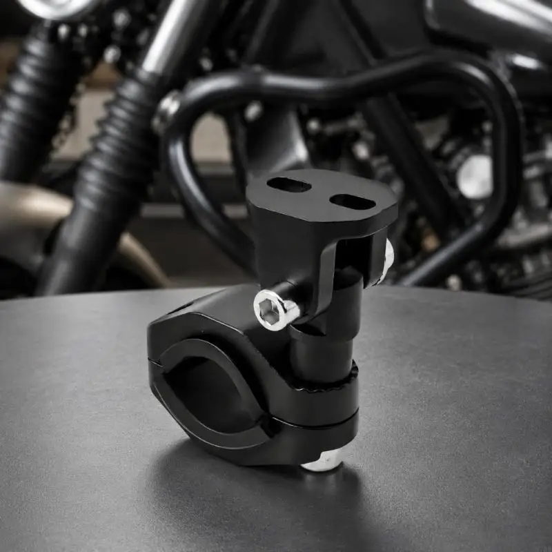 M76E Motorrad-Rohrscheinwerferhalterung mit verstellbarem Kugelkopf für 22–32 mm Gabel – Detail 3