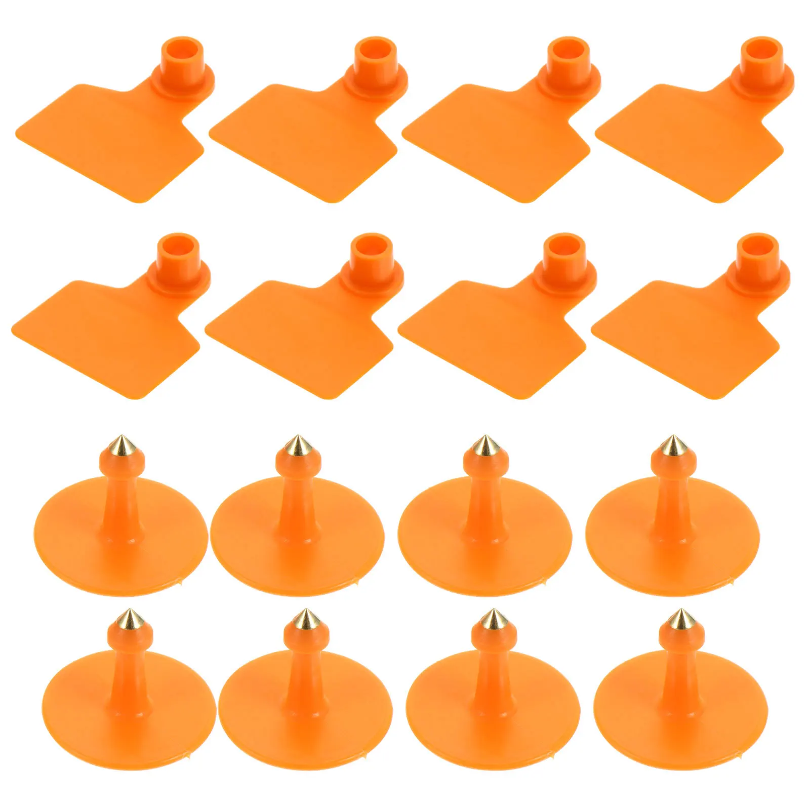 

100pcs Pig Tpu Plastic Livestock Id Tags For Cattle Sheep Horse Farm Animal Ear Tag Supplies Practical Ear Tags