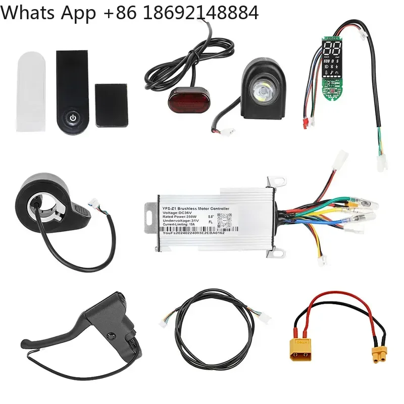 For 8.5 inch scooter 36V controller set with Bluetooth digital display instrument full accessory kit
