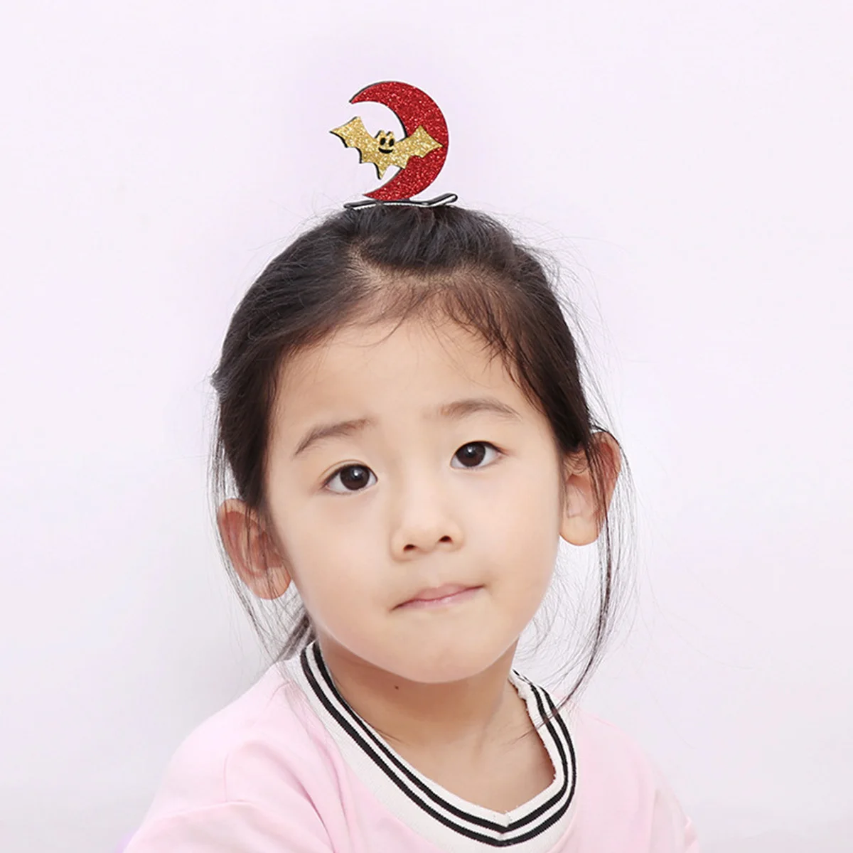 

12pcs Children'S Hair Clips Set Witch Hat Pumpkin Bat Moon White Ghost Leaf Purple Bow Tie Black Cat Cartoon Baby Barrettes For