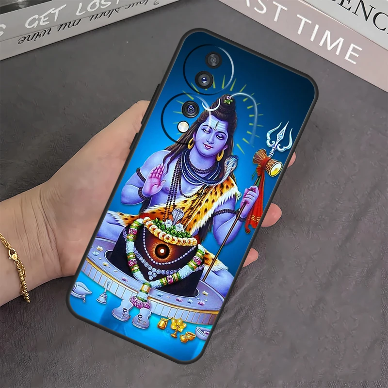 Lord Shiva Hindu God Buddha India Cover For Honor Magic 6 Pro 5 Lite 10 50 70 90 Honor X8b X9b X7 X8 X9 X6a X7a X8a X9a Case