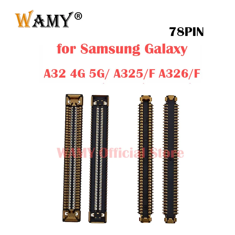 

5-10 шт. 78Pin USB зарядный порт FPC разъем на плате для Samsung Galaxy A32 A325 A326 A42 5G A42 A426 A426B