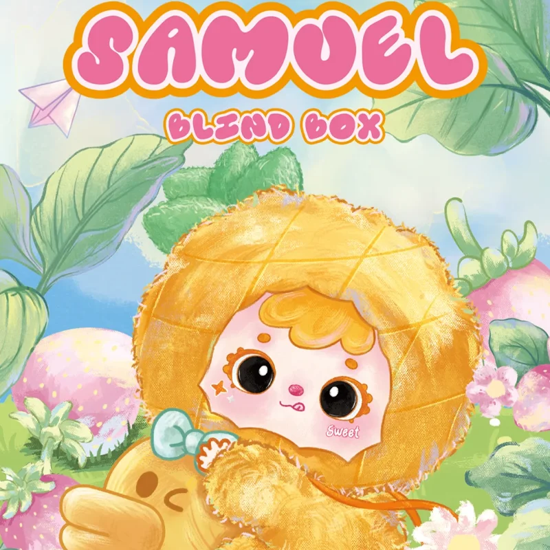 

Сэмюэл, ароматный фруктовый сад, виниловая плюшевая слепая коробка, модная игрушка, милая сумка, кулон, кукла, брелок, декоративные аксессуары, подарок для девочки