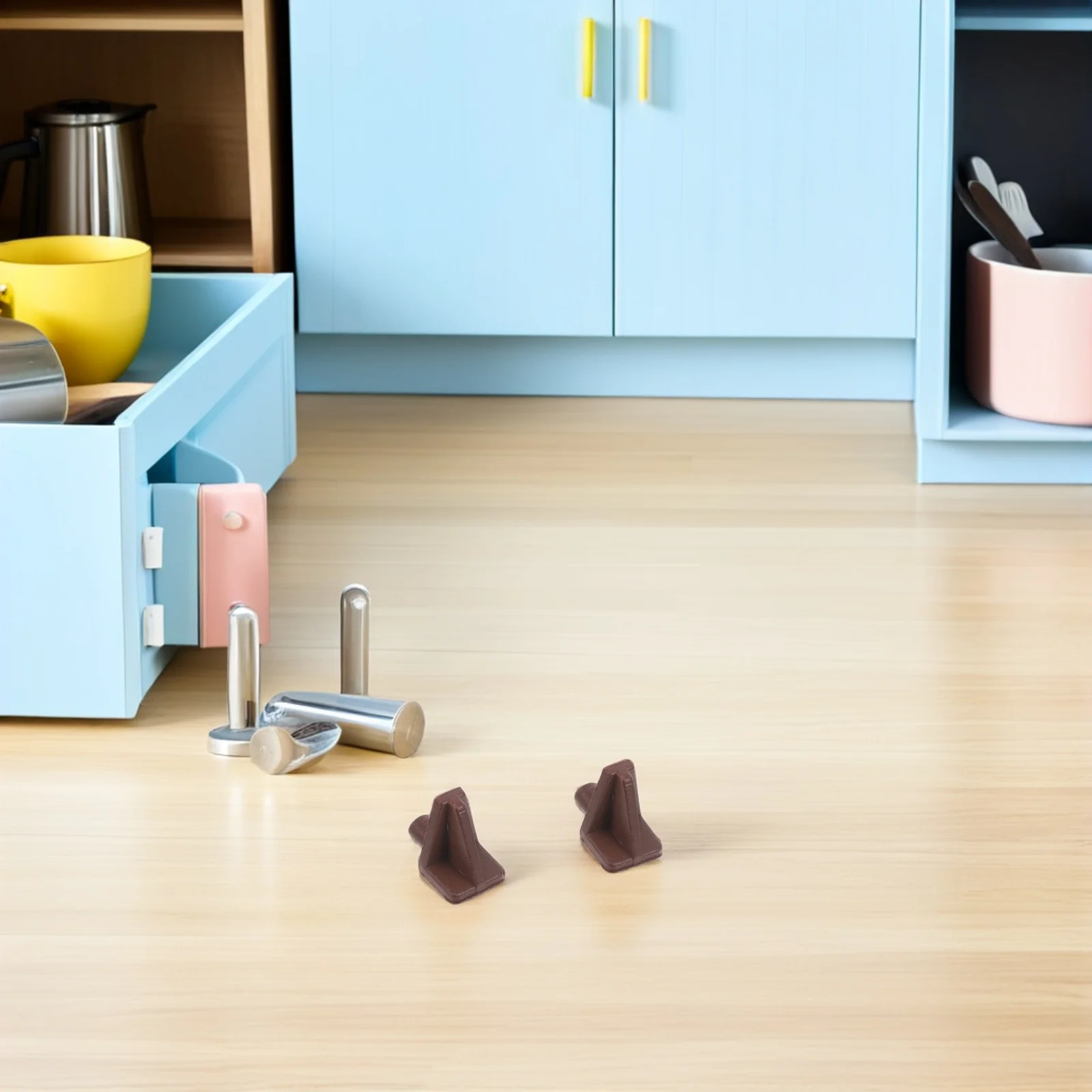 

50pcs Invisible Shelf Support Pegs Plastic Cabinet Shelf Clips For Kitchen Bookcase Cupboard Storage Shelving Holder Pins