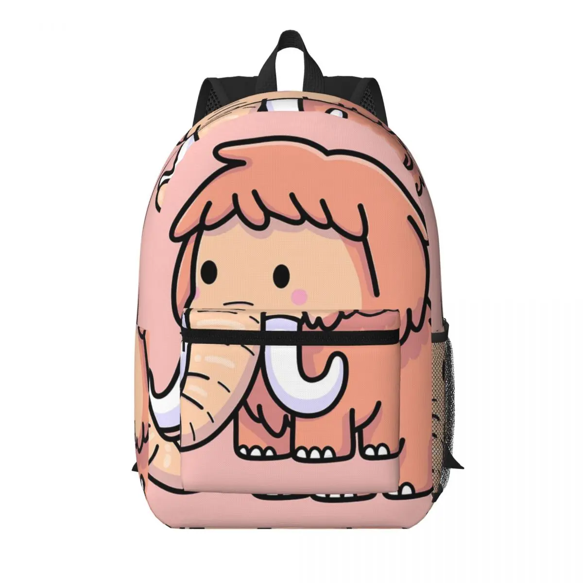 

Cartoon Mammoth Print Student Backpack School Bag Hiking Travel Daypack for Boys Girls Bookbag Shoulder Bags