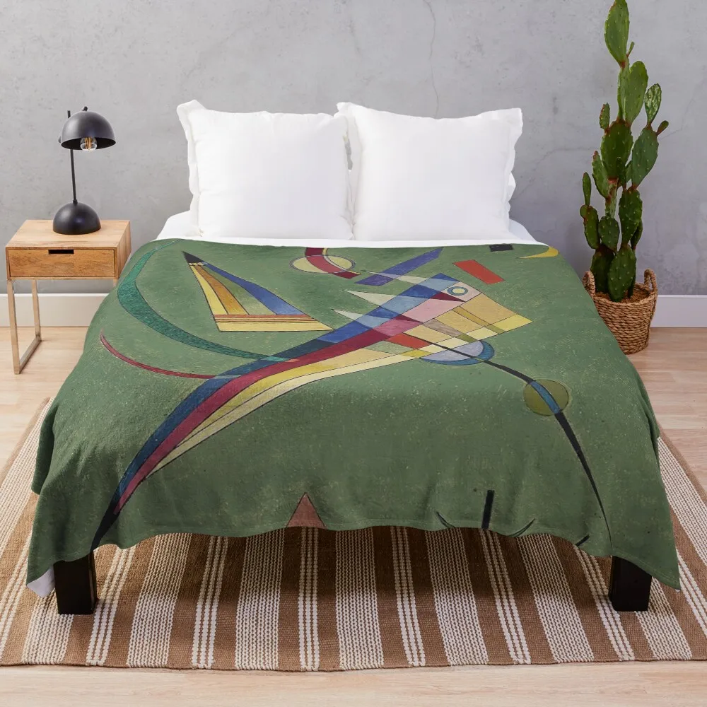 

KANDINSKY HD - ‘’Frei (Libre)’’ (1927) Throw Blanket Sleeping Bag Soft Plaid christmas decoration wednesday Blankets