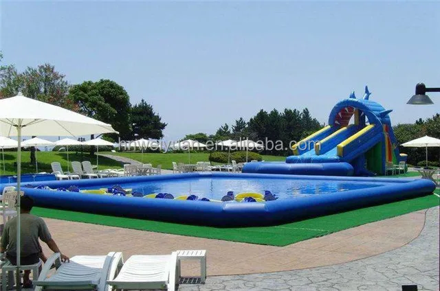 giant frame supports open-air swimming pool, outdoor PVC soft cloth storage pool, frame structure swimming pool