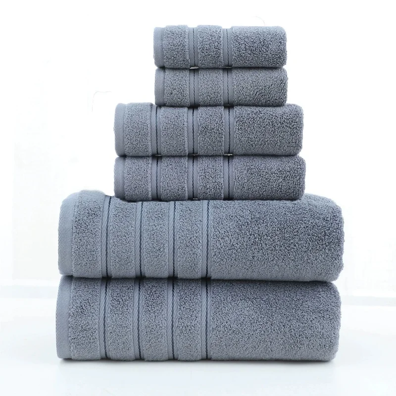 grey-couple-towel-bundle-bath-collection-100-cotton-super-absorbent-quick-drying-face-hand-bath-towels-600gsm-for-drop-shipping