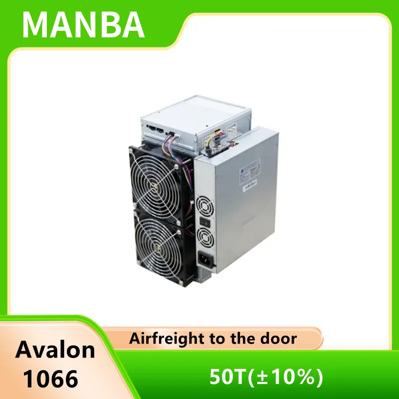 

Used BTC BCH miner Avalon 1066 50T(±10％) Avalon 1066Pro 55Th/s better than AvalonMiner M21S M20S M3 AntMiner S17+ S17e T17+