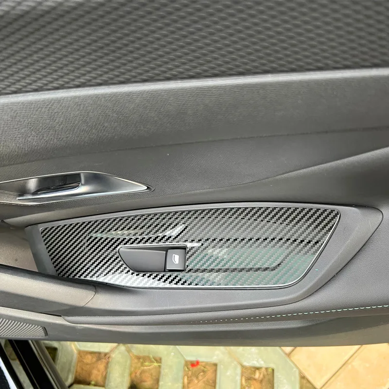 

For Peugeot 408X glass lift switch decor frame car window lift interior decor modification