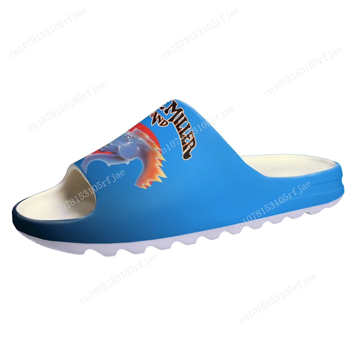 Steve Miller Rock Band Soft Sole Sllipers Home Clogs Step on Water Shoes Mens Womens Teenager Beach Customize on Shit Sandals