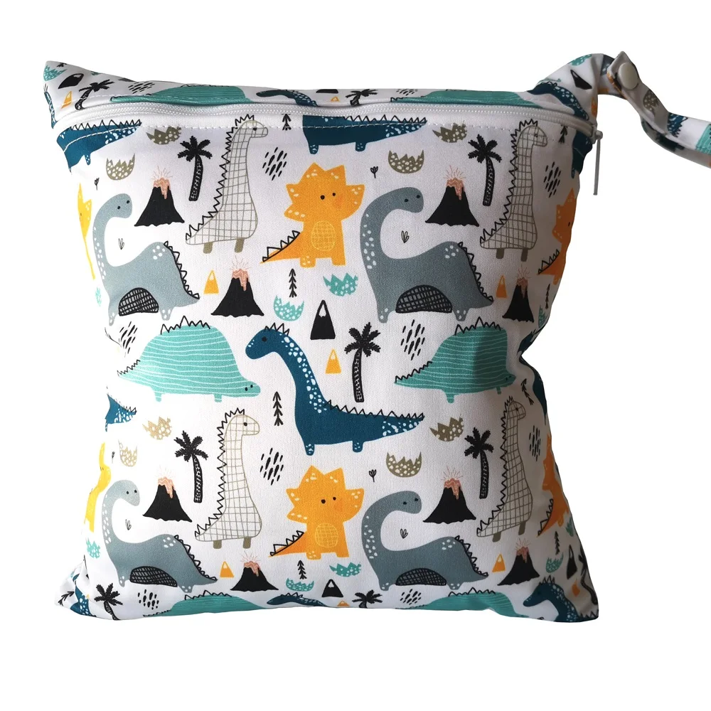 Sacs à couches imperméables à motifs d'animaux, 13 modèles imprimés, jolies pochettes à fermeture éclair unique, meilleure vente