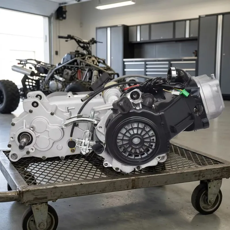 200cc GY6 Engine Assembly Automatic CVT Reverse Gear Balance Shaft Air Cooled Motor