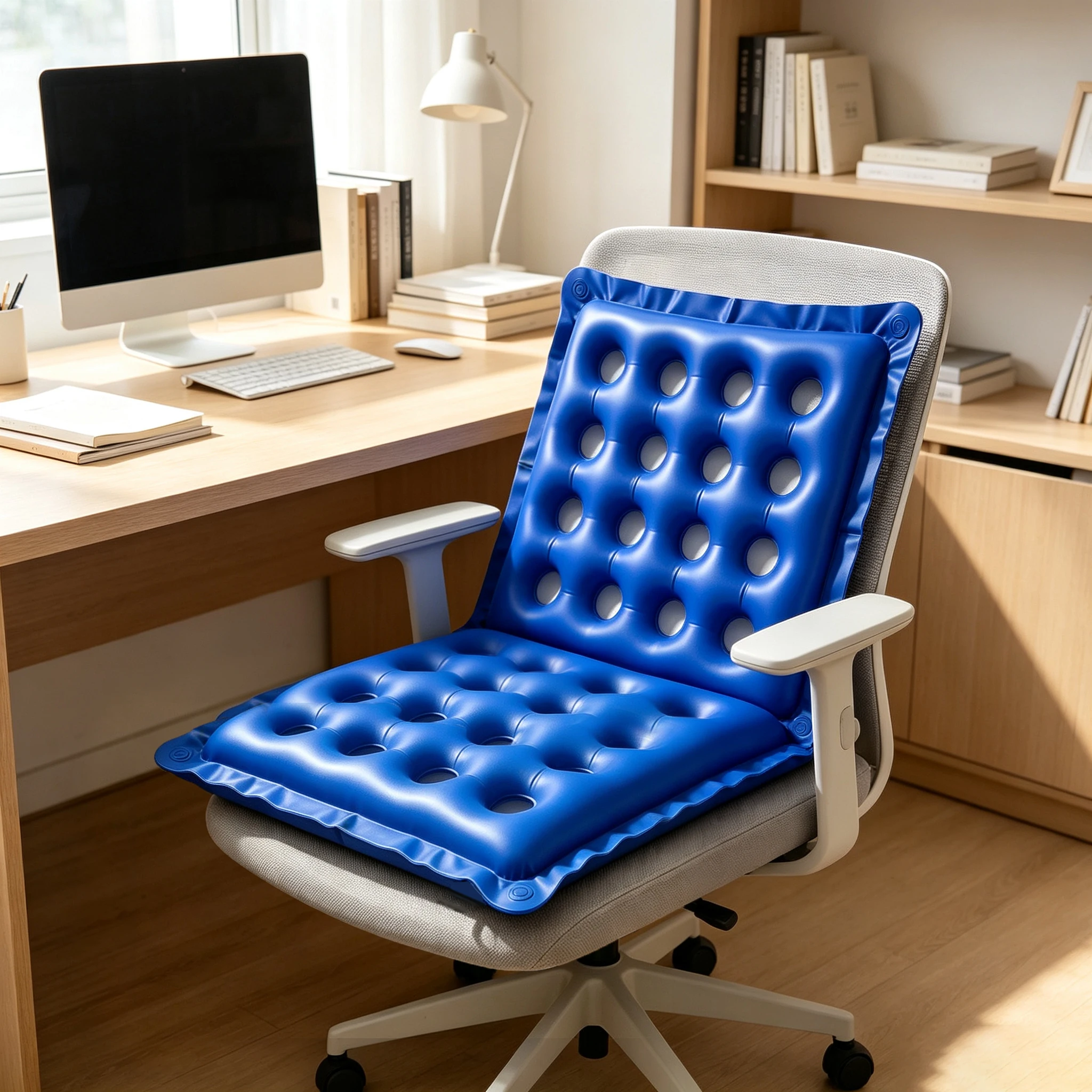 Inflatable Air Seat Cushion Anti Decubitus Pad Cushion For Wheelchair Office Car Home Elderly Hemorrhoid Sitting Support Mat