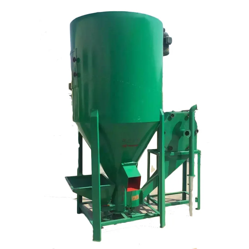 

500kg 1000kg vertical poultry forage fodder crushing and mixing machine for animal poultry feed crusher and mixer