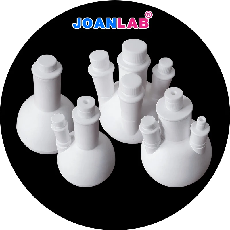 JOAN Lab PTFE Round Bottom Three Neck Flask